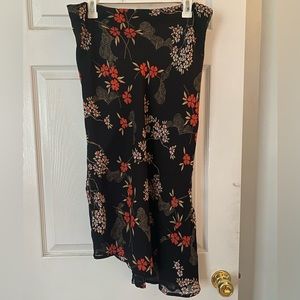 petite sophisticate asymmetrical midi skirt